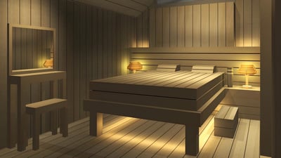ベッドルームサウナのイメージヴィジュアル