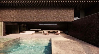 家の中のプール