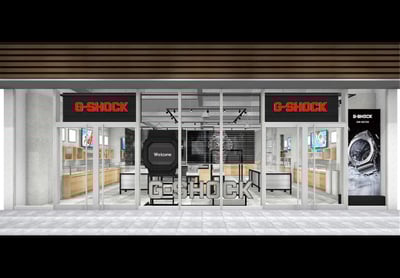 G-SHOCKが名古屋に新たにオープンするアンテナショップの外観