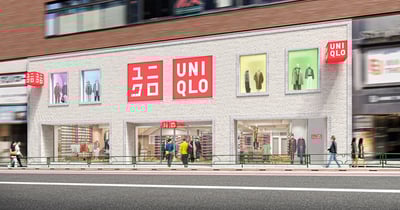 ユニクロがオープンする新宿三丁目店のイメージパース