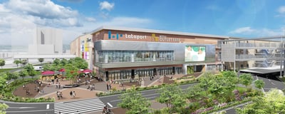 複合施設の外観イメージヴィジュアル