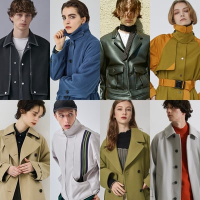 ポーズをとるモデル