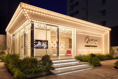 表参道にオープンしたポップアップ「カルティエ座」
