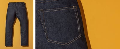 ジーンズのディテール