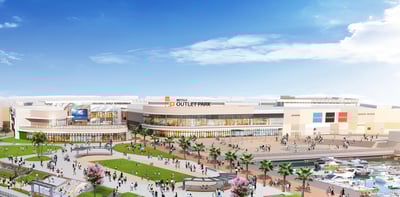 「三井アウトレットパーク マリンピア神戸」の建替え後のイメージ図