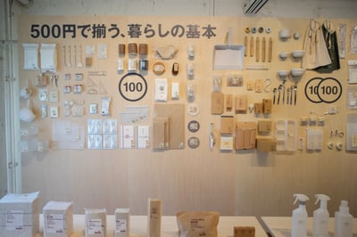 無印良品の2022年秋冬シーズンの展示会の様子