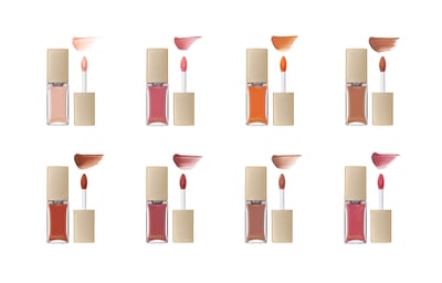 リップティントがあ8つ並んでいる