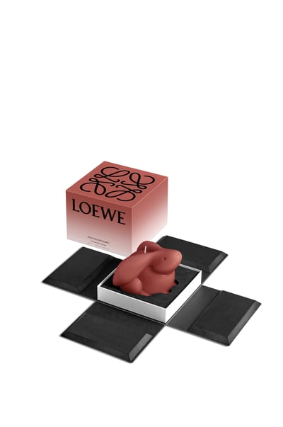 ウサギの形をしたキャンドル