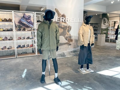 メレルの2023年春夏コレクション　展示会