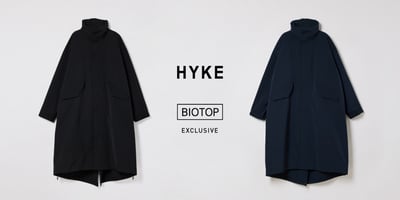 グレーとネイビーのコート