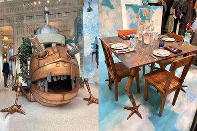 セルフリッジが「ハウルの動く城」の世界に