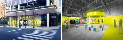 ポップアップ会場の外観