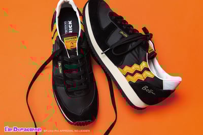 パトリックの「ドラえもん」に登場するジャイアンとコラボレーションしたシューズ