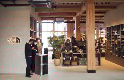 ザ?ノース?フェイスが「Fビレッジ」内にオープンする新店舗「THE NORTH FACE F VILLAGE」