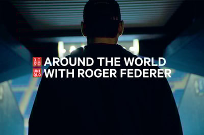 ユニクロとフェデラー選手による新たなフ?ロシ?ェクト「Around the World with Roger Federer」