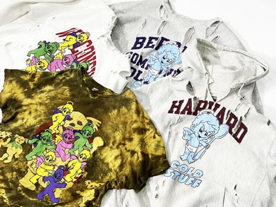 「DB&BAR / DIET BUTCHER」 と下北沢の古着屋「ノイル（NOILL）」、タトゥーアーティストのTAPPEIのコラボアイテム