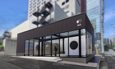 中銀カプセルタワービルのカプセルを2基配した新スペース、SHTUL完成イメージ図