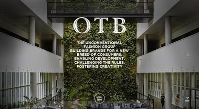 OTBグループの公式サイト