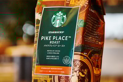 コーヒー豆のパッケージ