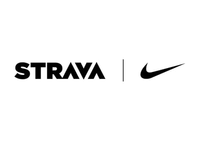 StravaとNIKEのロゴ