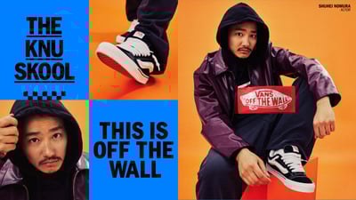 THIS IS OFF THE WALLのキャンペーンヴィジュアル
