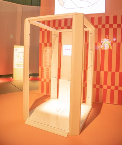 体型の3D計測ができるスキャナー