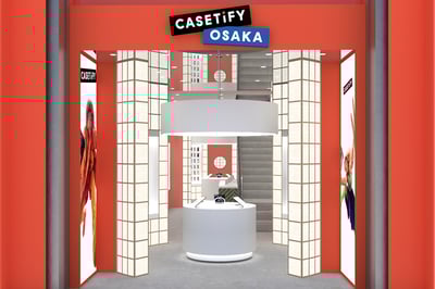 アンドレ・フーがデザインしたCASETiFY OSAKAの内観