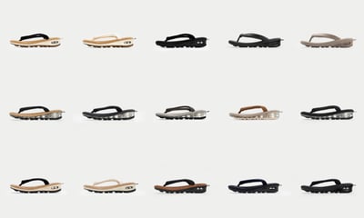 雪駄とスニーカーを融合させた「unda」のポップアップが関西初上陸