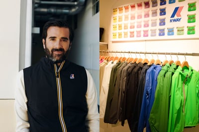 ケーウェイを着た男性