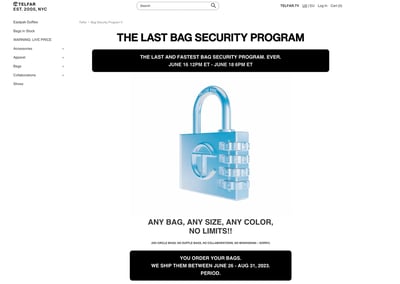 テルファーの公式サイト