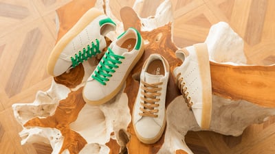 STAN SMITH CREPEのグリーンとブラウン