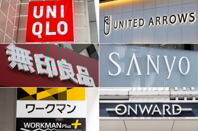 国内アパレル関連大手10月度実績