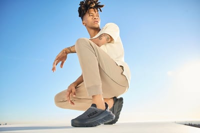 靴を履いた男性