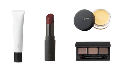 さまざまなコスメのコラージュ