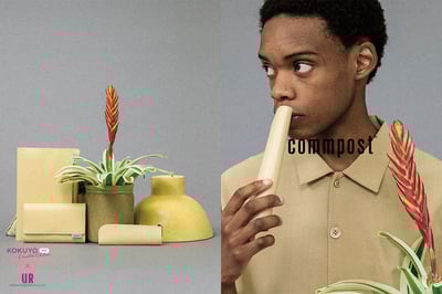 廃棄衣料由来の素材で作ったペンケースやポーチ