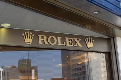 ロレックスの店頭