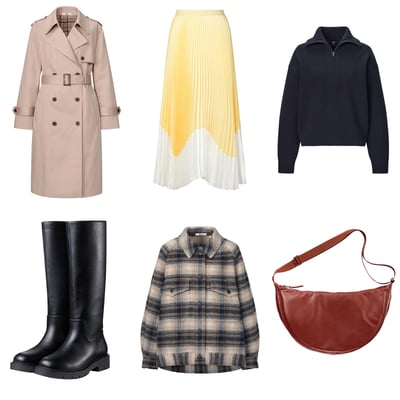 アイテムのコラージュ