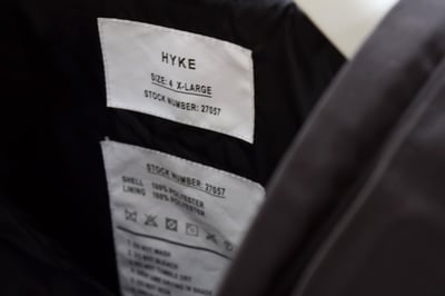 HYKE for BIOTOPの別注シェルコート