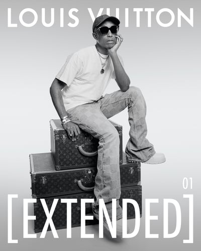 ポッドキャストの第1回目に出演するファレル・ウィリアムス