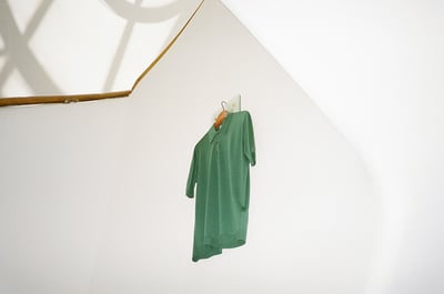 ニットポロシャツの画像