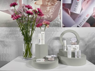 バイユアの新作発表会の様子