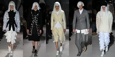 コム デ ギャルソン オム プリュス 2024年秋冬コレクション