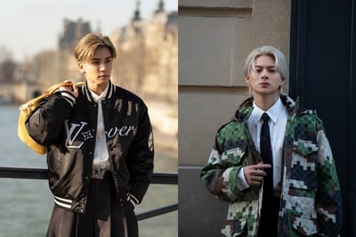 ルイ・ヴィトン 2024年秋冬メンズショーに出席した岩田剛典と平野紫耀