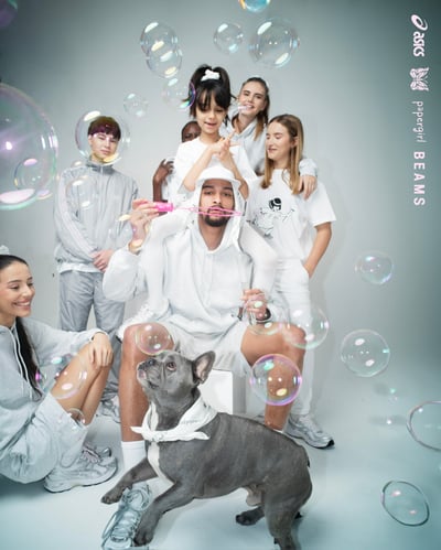 papergirlのbeams限定コラボ メインビジュアル