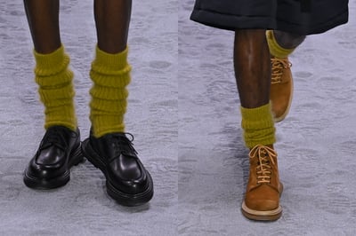 サカイとジェイエムウエストンのコラボシューズ