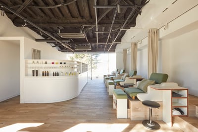 ウカのトータルビューティサロンの内装