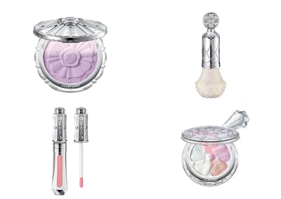 ジルスチュアートの2024年夏コスメのコラージュ