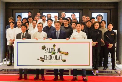 30人以上のトップシェフが集ったセレモニーの様子