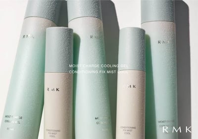RMK「モイストチャージ クーリングジェル」「コンディショニング フィックスミスト クール」