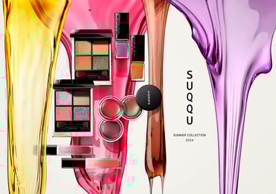 スックの2024年夏コスメのキーヴィジュアル